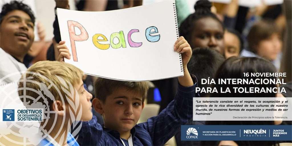 16 de Noviembre | Día Internacional para la Tolerancia